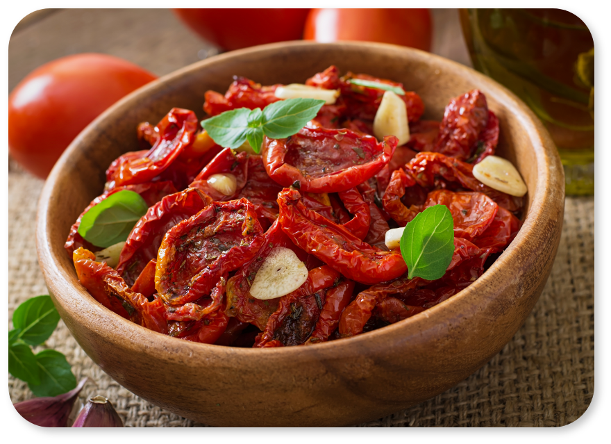 Dried tomatoes photo